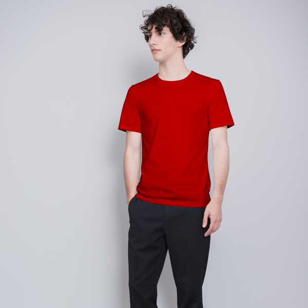 Red solid t-shirt - Voguevally - Proudly Indian