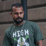 High Kick trippy T-shirt