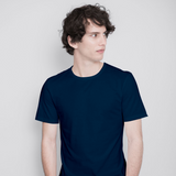 Navy blue Solid t-shirt - Voguevally - Proudly Indian