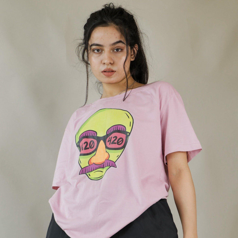420 Trippy Face T-shirt - Voguevally - Proudly Indian