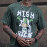 High Kick trippy T-shirt
