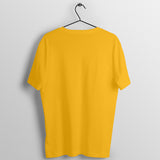 Solid Golden yellow t-shirt - Voguevally - Proudly Indian