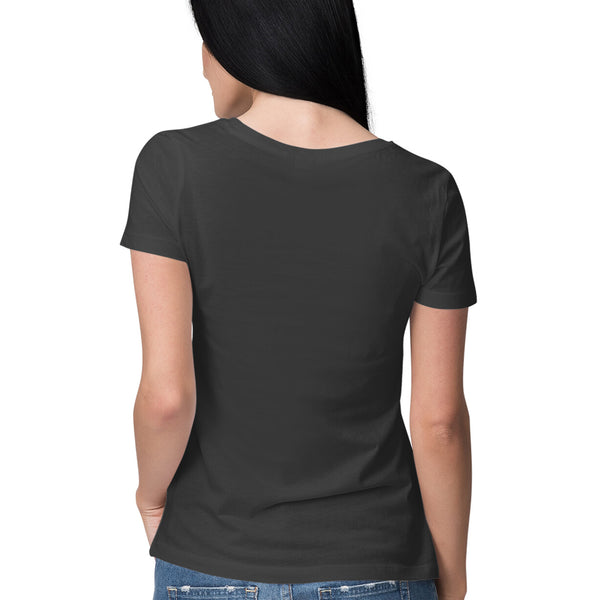 Solid Black colour round neck - Voguevally - Proudly Indian