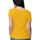 Yellow Plain T-shirt - Voguevally - Proudly Indian