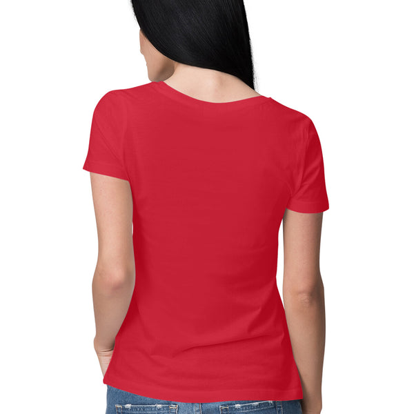 Red Plain T-shirt - Voguevally - Proudly Indian