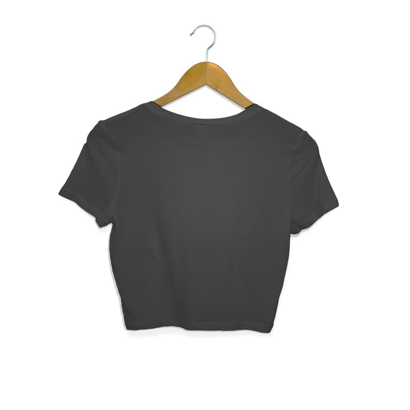 Solid Black Crop Top - Voguevally - Proudly Indian