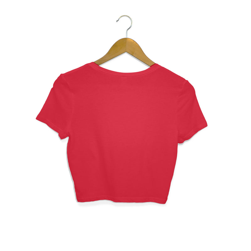 Red Plain Crop Top - Voguevally - Proudly Indian