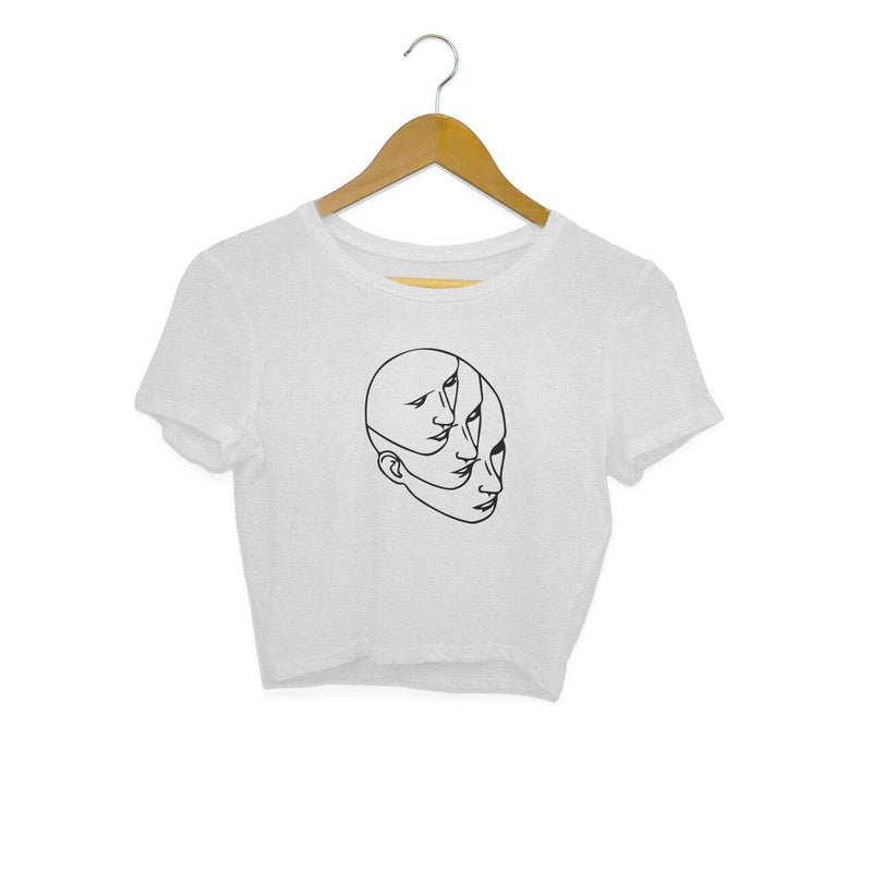 Face art crop top - Voguevally - Proudly Indian