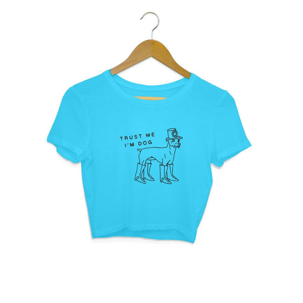 Dog love crop top - Voguevally - Proudly Indian