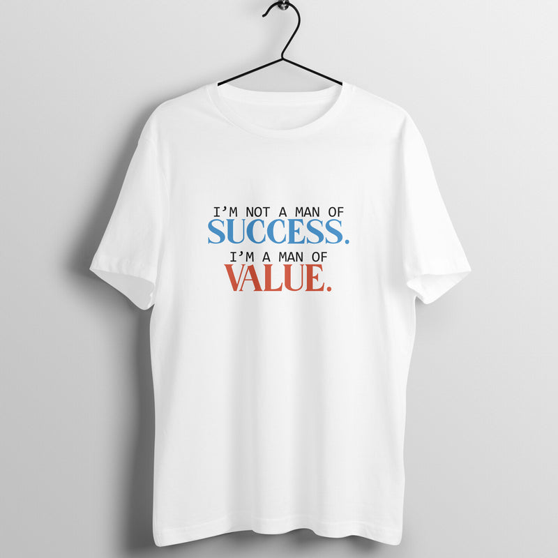 Man of Value Trendy T-shirt - Voguevally - Proudly Indian