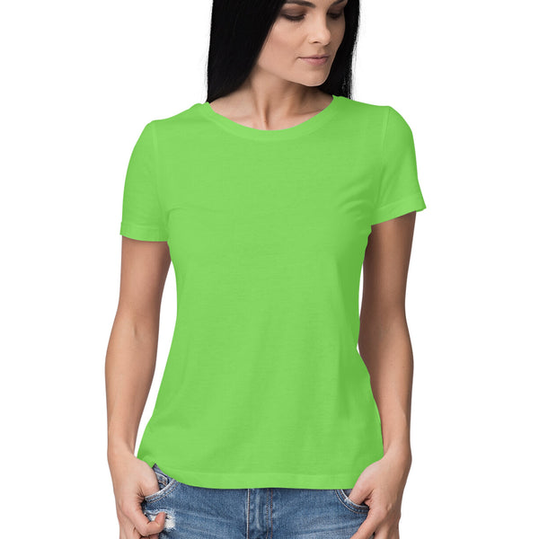 Liril Green Plain T-shirt - Voguevally - Proudly Indian