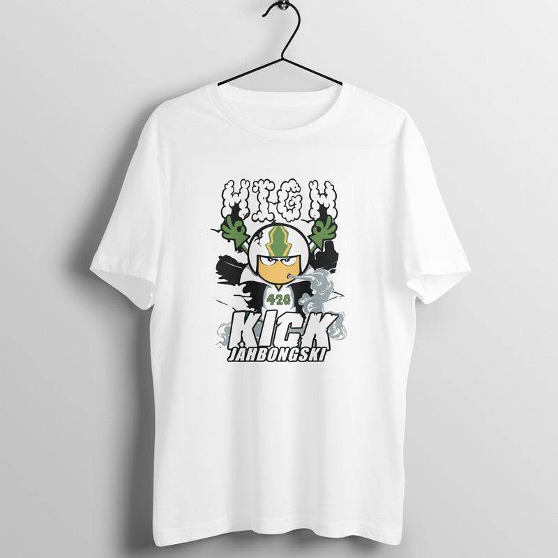 High Kick trippy T-shirt